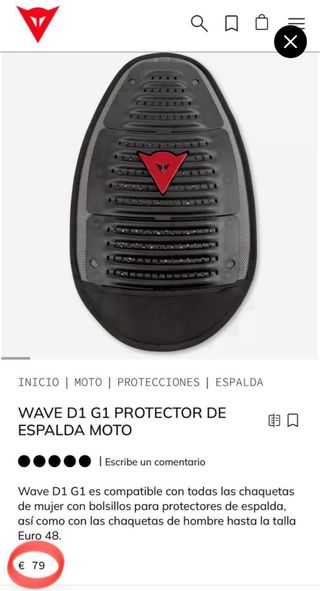 Chaqueta Dainese Talla 52