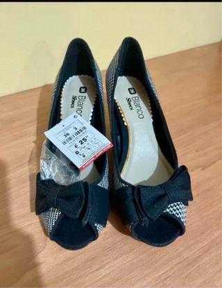 Zapatos tacón Blanco Talla 36