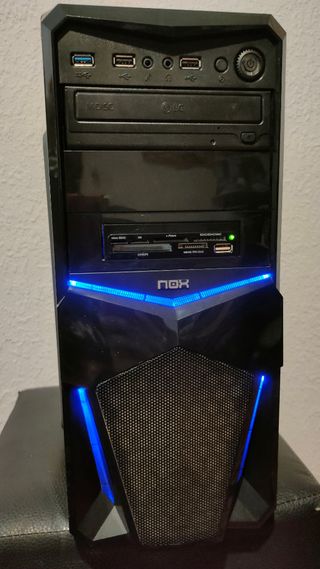 Leer anuncio!!Torre PC Sobremesa NOX Negra y Azul