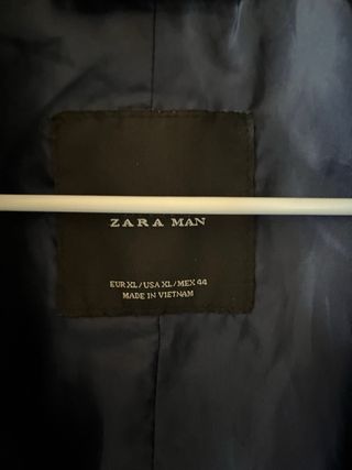 Chaqueta Bomber Zara Hombre Negra