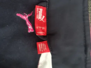 Chaqueta Puma azul marino y blanca mujer