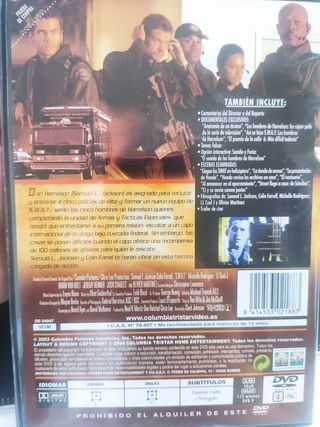 DVD S.W.A.T. Los Hombres de Harrelson