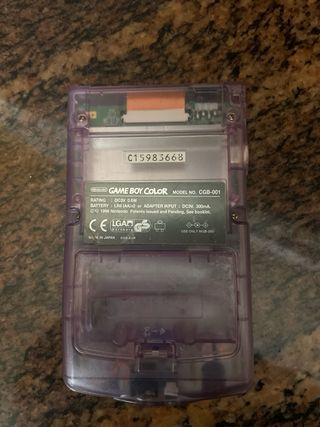 Nintendo Game Boy Color Morado Transparente