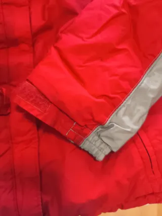 Plumas Columbia Rojo y Gris