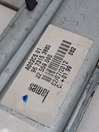 ELEVALUNAS TRASERO DERECHO PEUGEOT 208 ACCESS