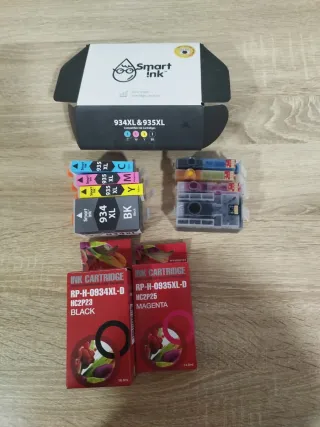 Cartuchos Tinta Smart Ink 934XL y 935XL