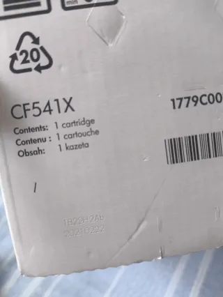 Tóner NUEVO Sin abrir HP Laserjet 203x Impresora