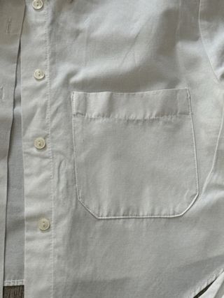 Camisa blanca corta Primark