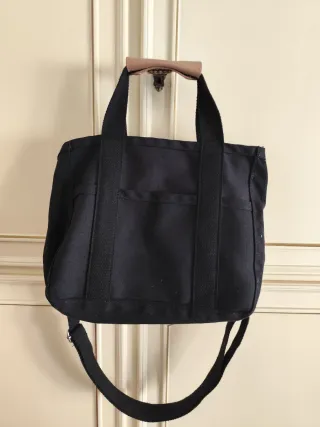 Borsa tote nera per università
