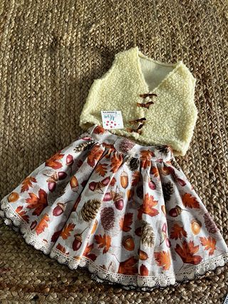 Conjunto Pastora Artesanal Hecho a Mano