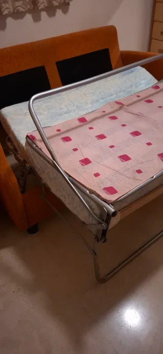 Sofá cama 2 plazas naranja