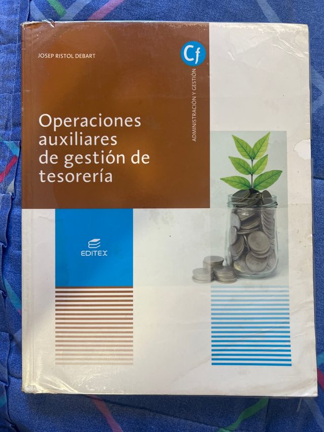 Operaciones auxiliares de gestión de tesorería