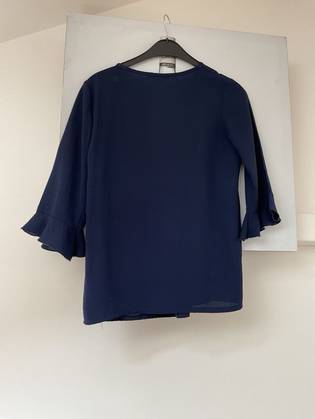 Blusa azul Lente