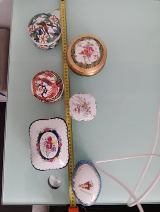 6 Cajas de Porcelana / Joyeros