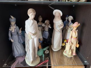 Figuras de porcelana estilo Nao/Lladro y de Avon