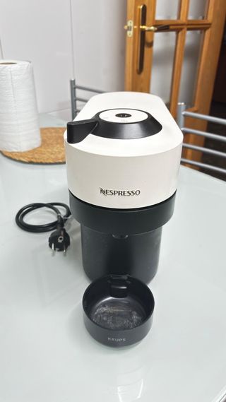 Cafetera Nespresso Krups Blanca