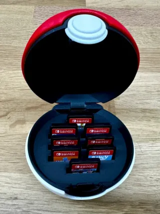 Estuche Pokeball para juegos Nintendo Switch