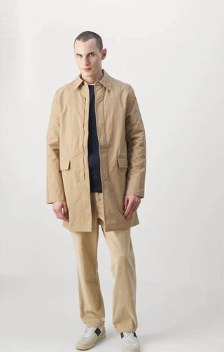 Cappotto Allegri Beige Uomo Elegante
