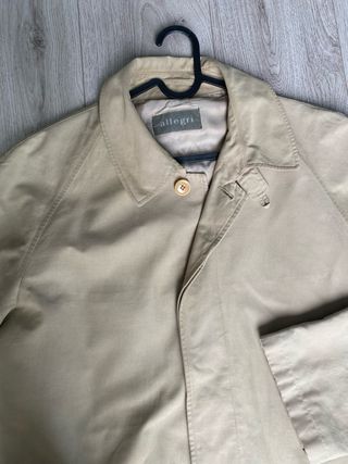 Cappotto Allegri Beige Uomo Elegante