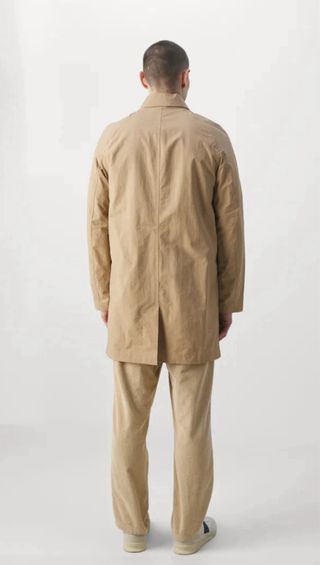 Cappotto Allegri Beige Uomo Elegante
