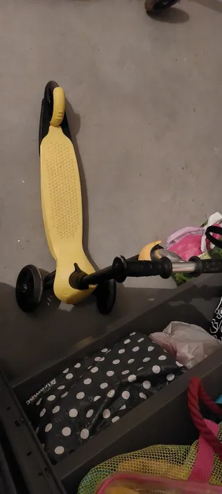 Patinete infantil 3 ruedas amarillo