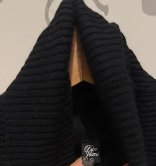Vestido Pepe Jeans Negro Cuello Alto