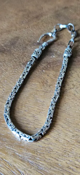 Bracciale snake argento 925 punzonato