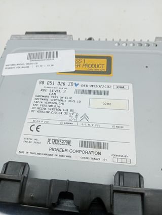 SISTEMA AUDIO / RADIO CD PEUGEOT 208 (6)