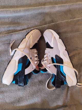 Nike Huarache White Blue Hero talla 43
