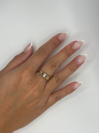Anillo Oro 18k Lazo