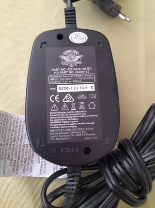Cargador Harley Davidson 800mA Waterproof