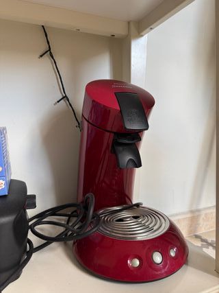 Cafetera Philips Senseo Roja Monodosis
