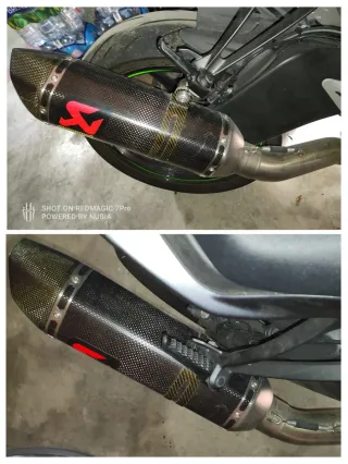 Tubo Akrapovic completo Kawasaki Ninja 