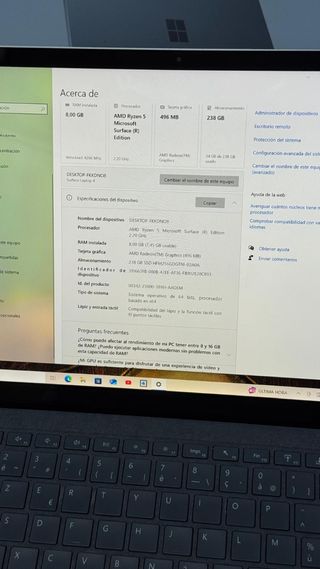 Surface Laptop 4-Ryzen 5/256Gb