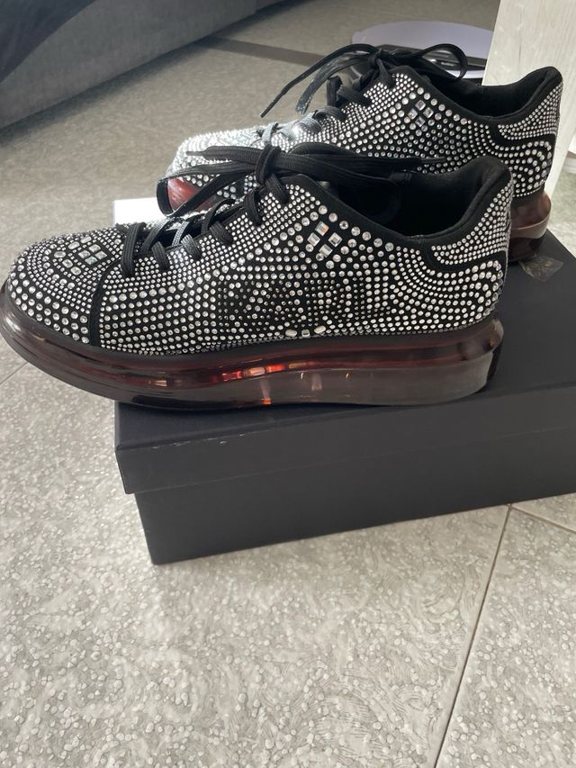 Zapatillas Karl Lagerfeld Brillantes Negras