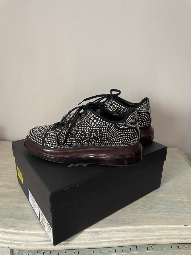 Zapatillas Karl Lagerfeld Brillantes Negras