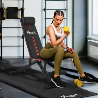 Banco de pesas plegable multifuncional KM Fit