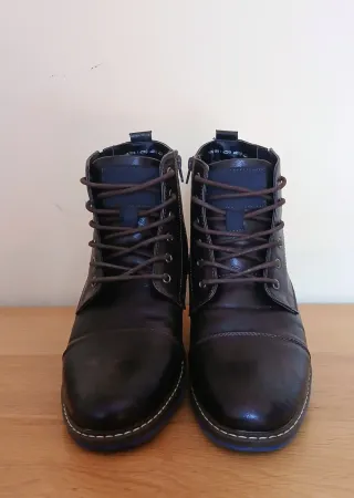 Stivaletti Menphis One neri e blu