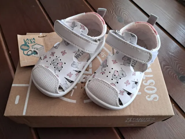 Sandalias Barefoot Titanitos Talla 18 Bebé