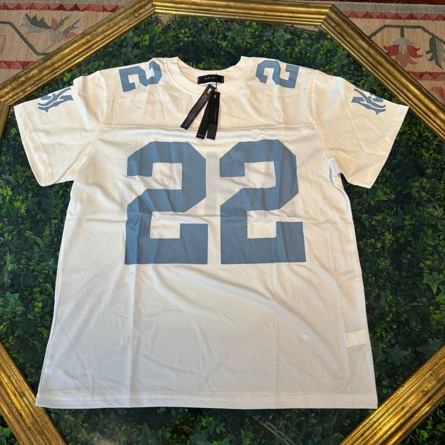 Camiseta Amiri 22 Blanca y Azul