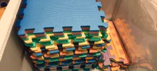 Puzzle suelo infantil multicolor