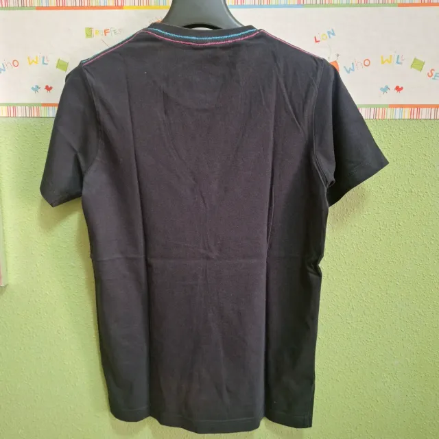 Camiseta Negra Estampada