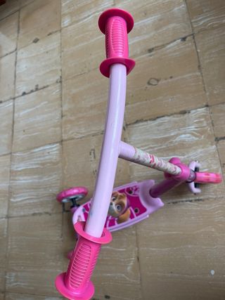 Patinete infantil 3 ruedas rosa