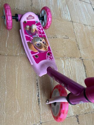 Patinete infantil 3 ruedas rosa
