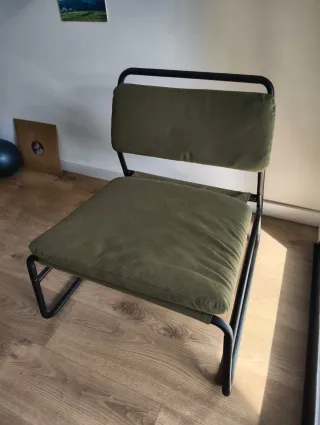 Sillón Ikea LINNEBACK verde olivo/khaki nuevo!