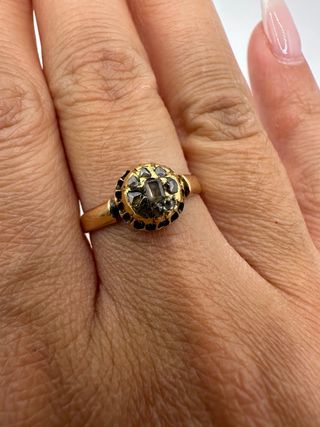 Anillo Oro 18k Diseño Antiguo
