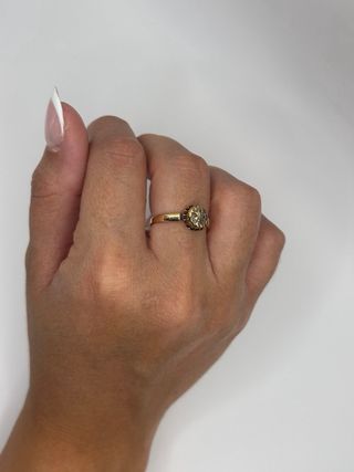 Anillo Oro 18k Diseño Antiguo