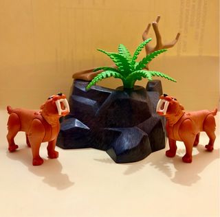 Playmobil Dientes de Sable Prehistoria