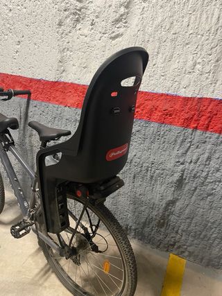 Sillín bici con soporte