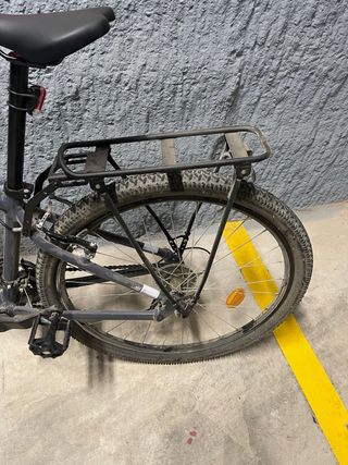 Sillín bici con soporte